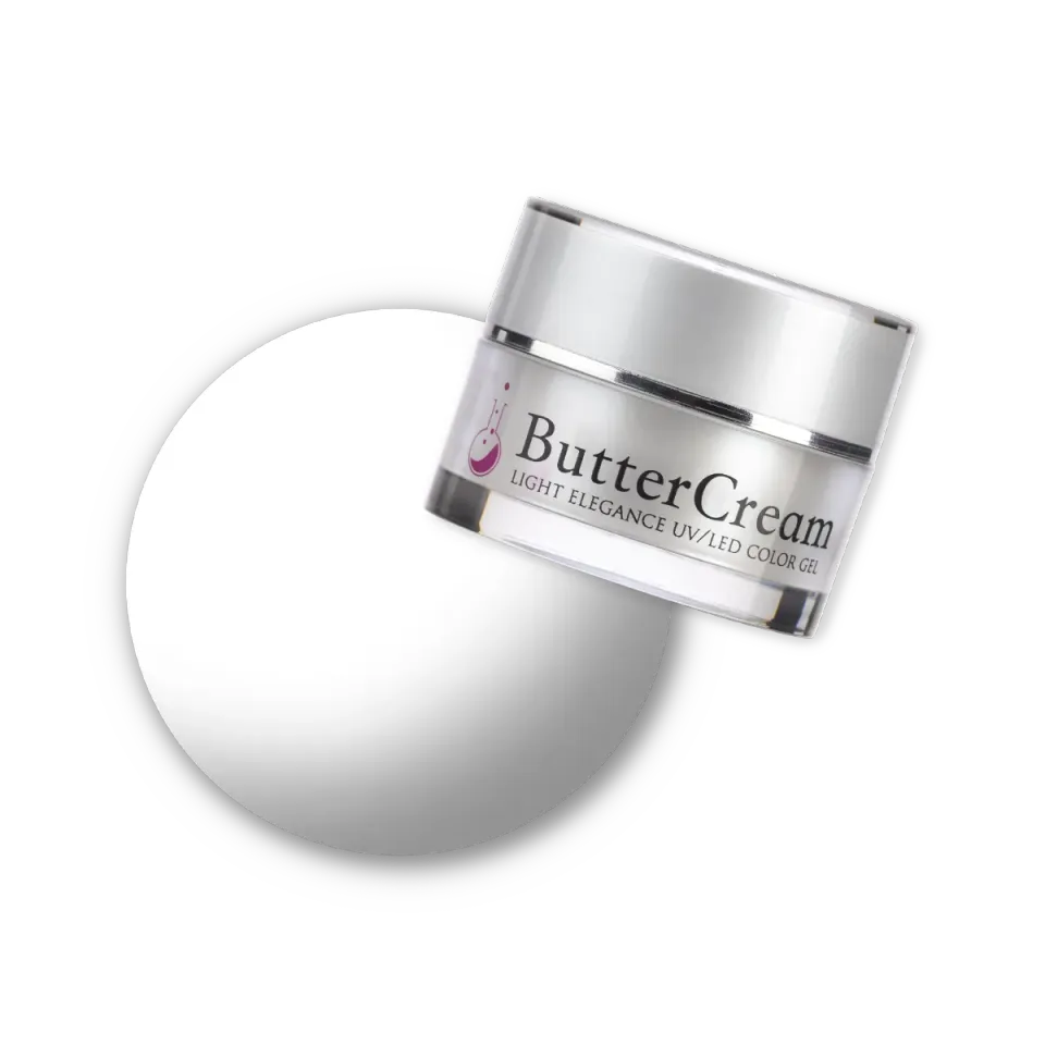 Light Elegance Just White ButterCream fargegel 5 ml hvit