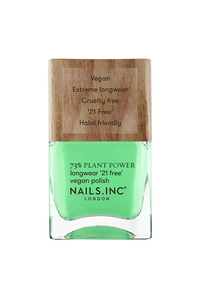 Nails Inc Plant Power Easy Being Green neglelakk grønn