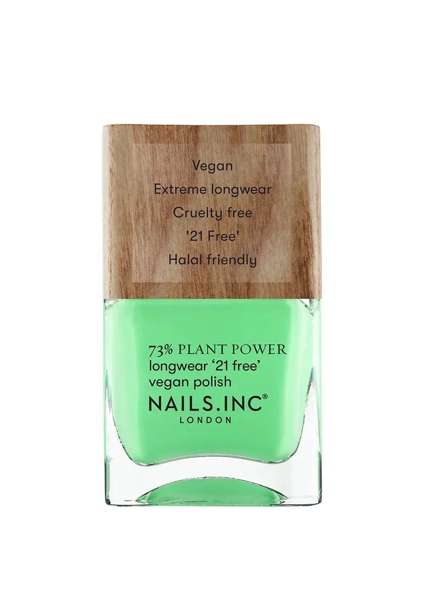 Nails Inc Plant Power Easy Being Green neglelakk grønn
