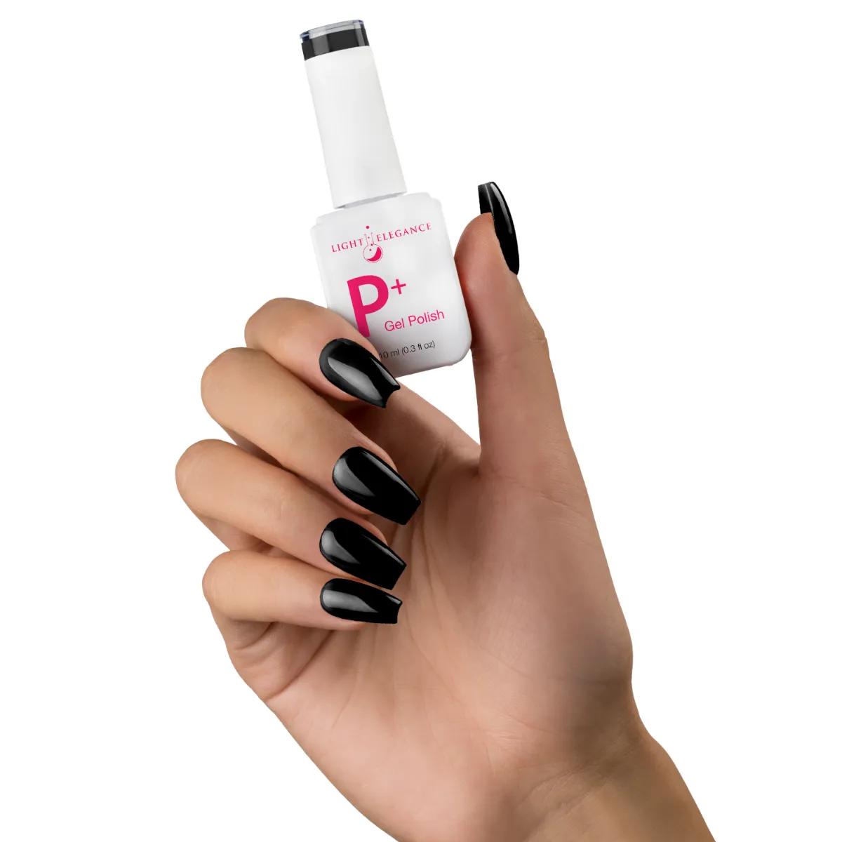 Light Elegance P+ Black Tie gelelakk 10 ml sort