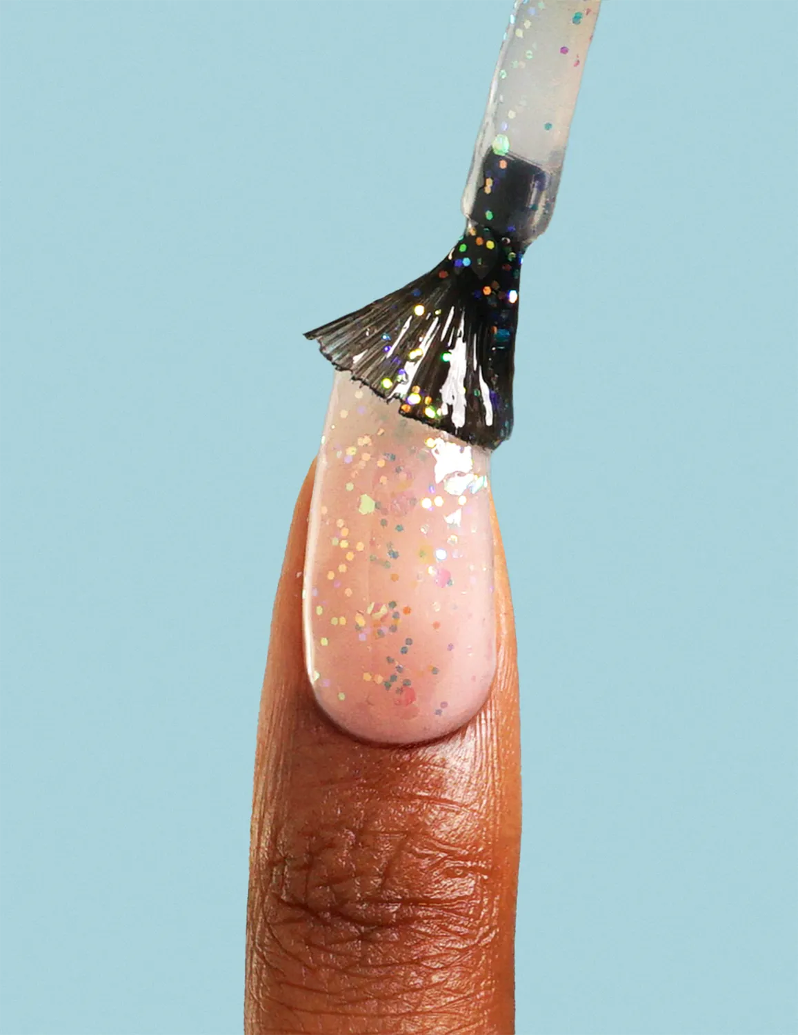 Le Mini Macaron Gel Top Coat Trio gellakk glitter 3-pk