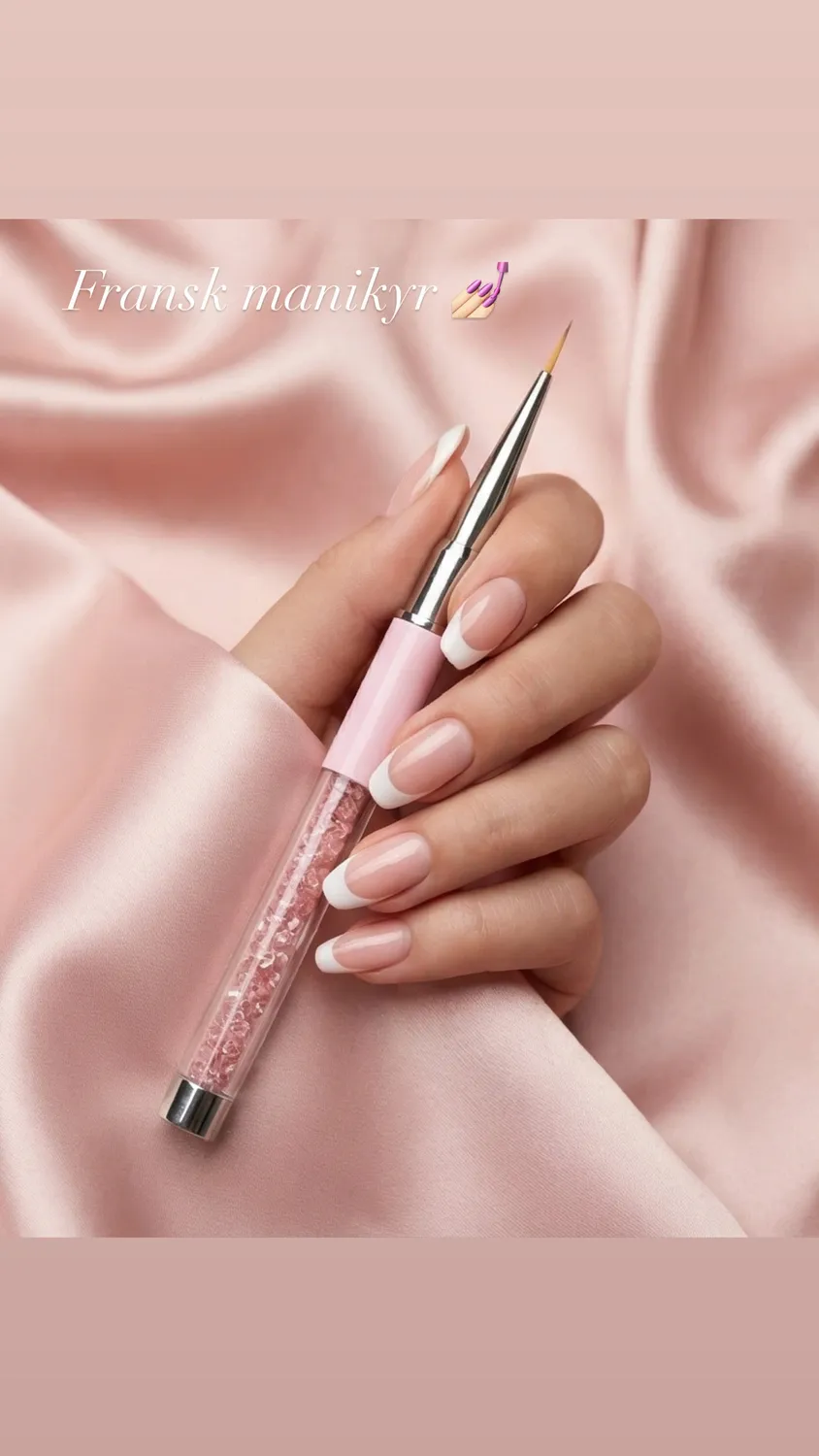 Boz Beauty Lounge fransk manikyr pensel 11 mm syntetisk