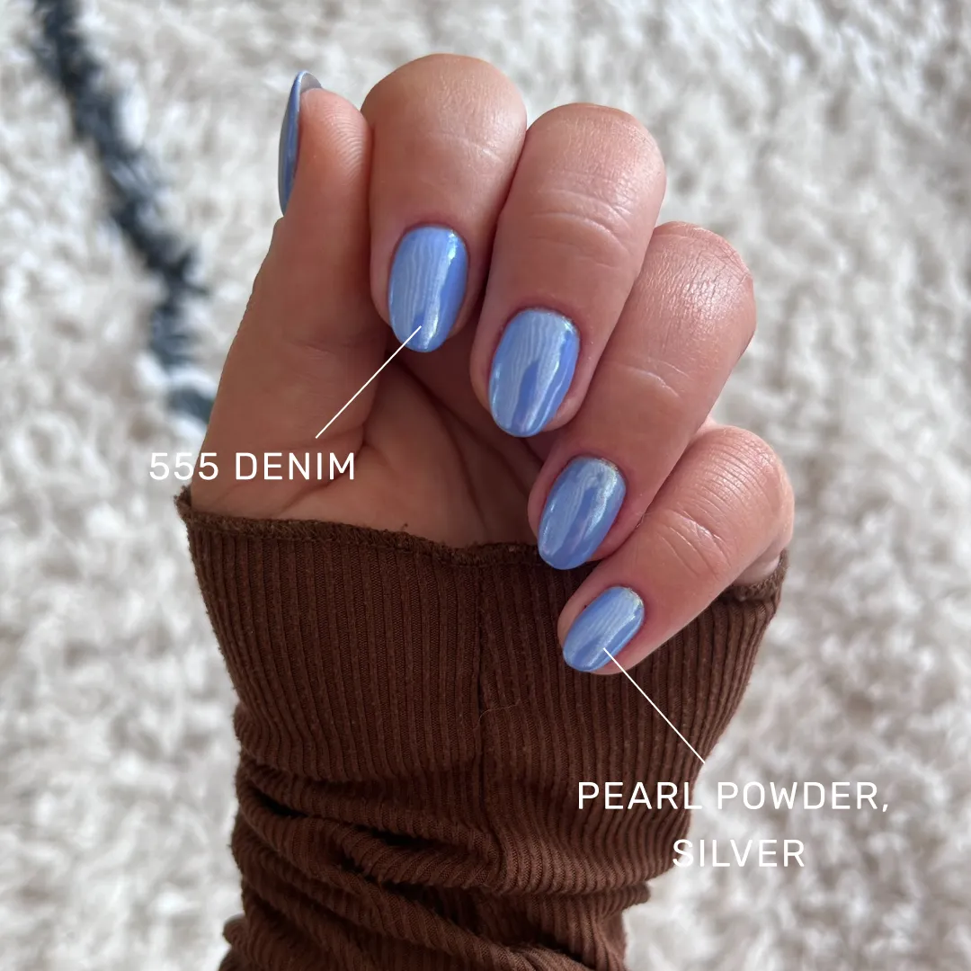 The Gel Collection Pearl Powder neglepulver 4 stk perlemor