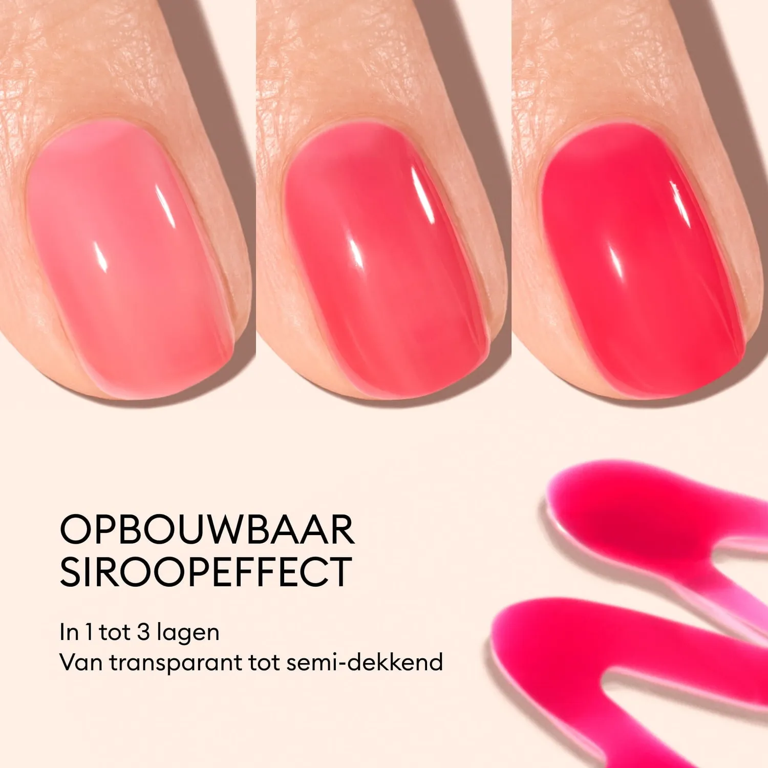 Manucurist Green Pomme d'Amour Jelly neglelakk bringebær