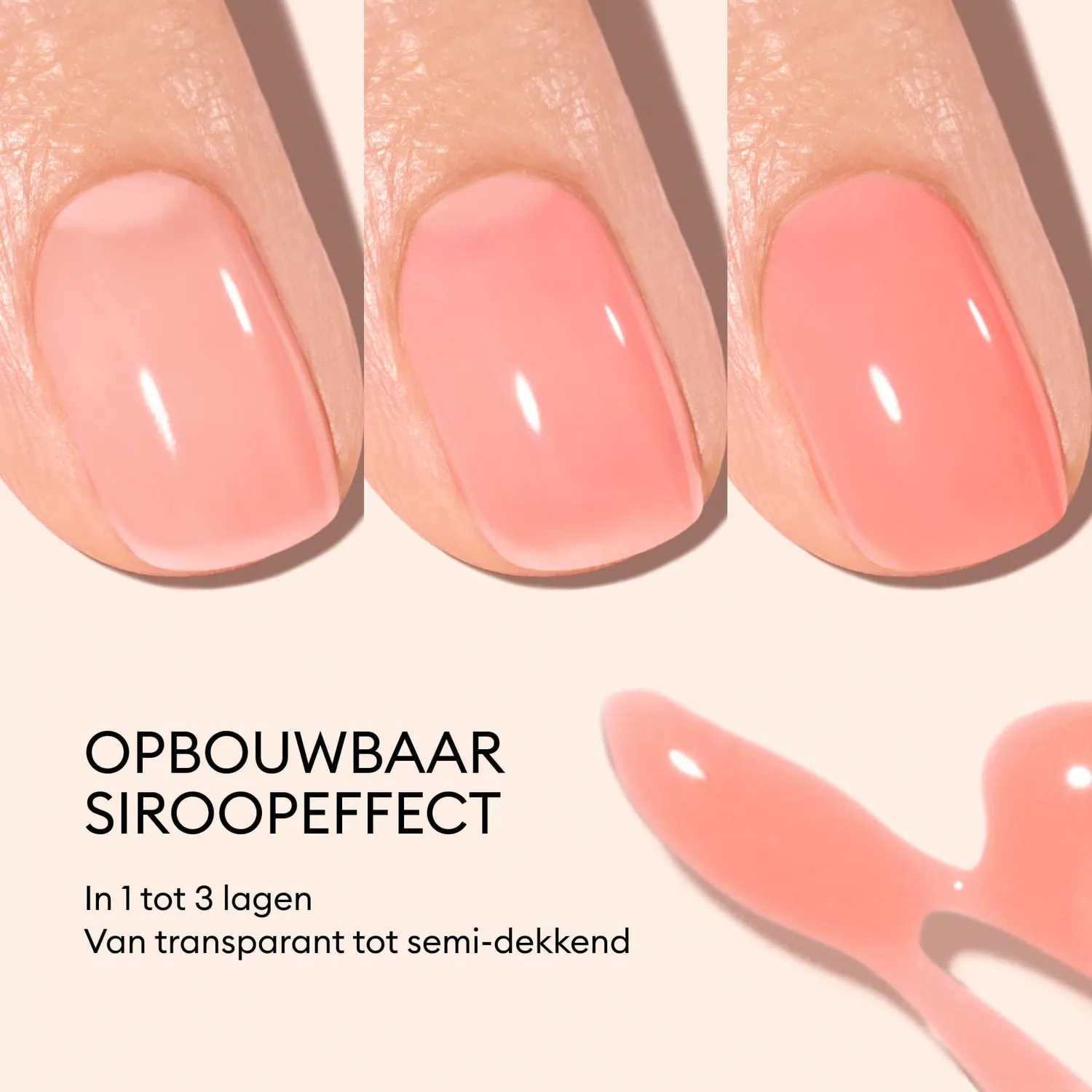 Manucurist Green Glacé Jelly neglelakk korall translucent