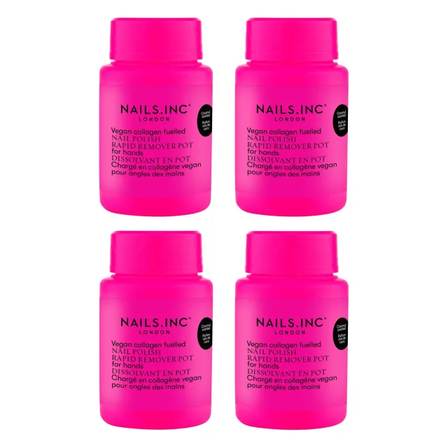 Nails Inc London Pink NPR Quad neglelakksett rosa 4-pk