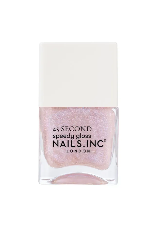 Nails Inc London Starring Me In Soho neglelakk rosa metallic