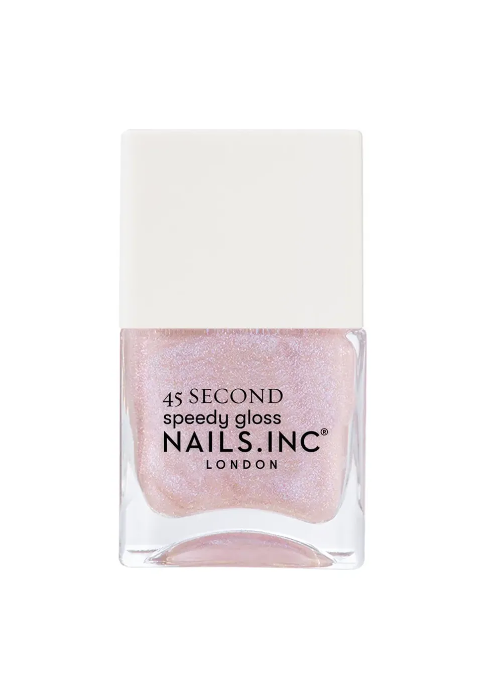 Nails Inc London Starring Me In Soho neglelakk rosa metallic