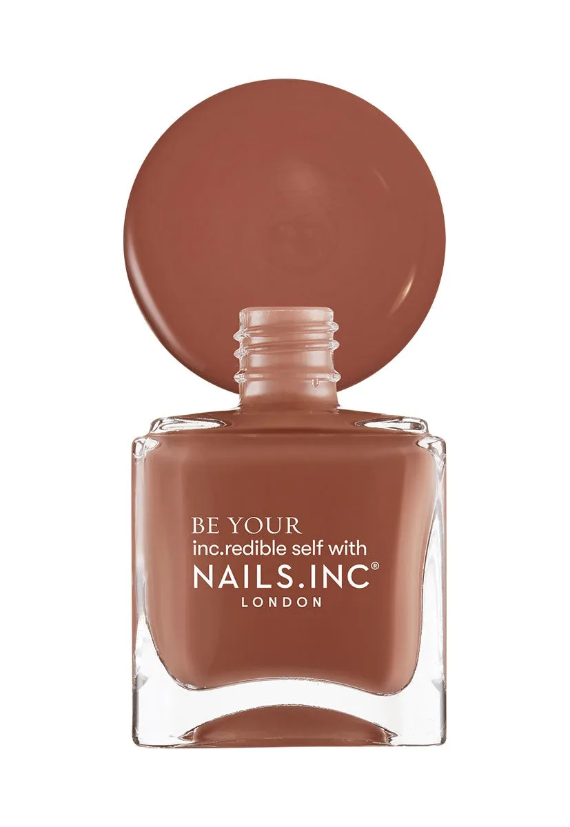 Nails Inc Cappuccino To Go neglelakk duo brune