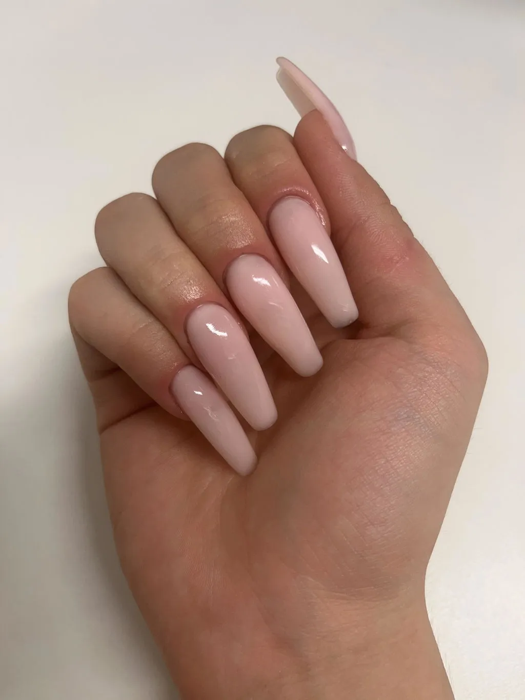 The Gel Collection Coffin Long press on tipper 600 stk