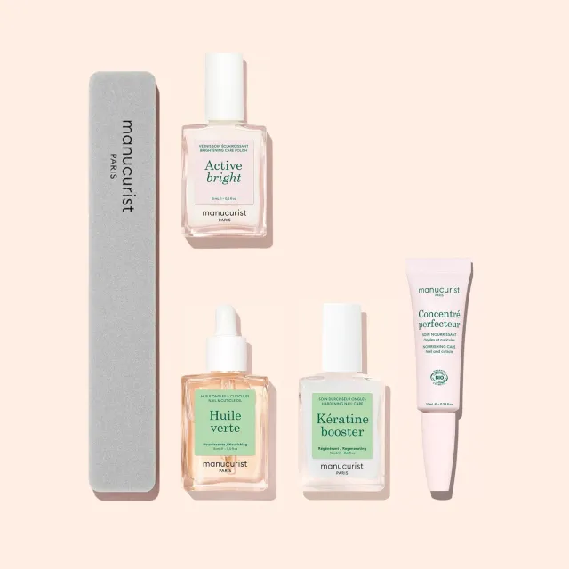 Manucurist Ultimate Routine neglepleiesett gule negler