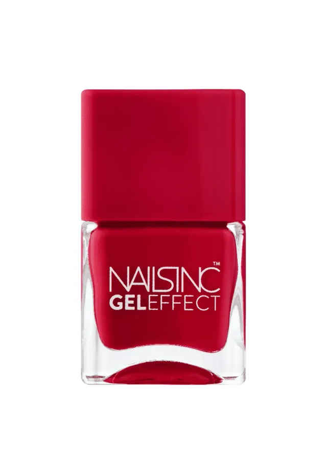 Nails Inc St James Gel Effect neglelakk rød krem