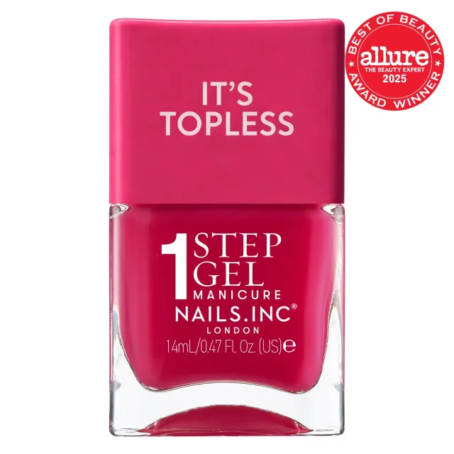 Nails Inc London It's Topless Gracie neglelakk gel-finish