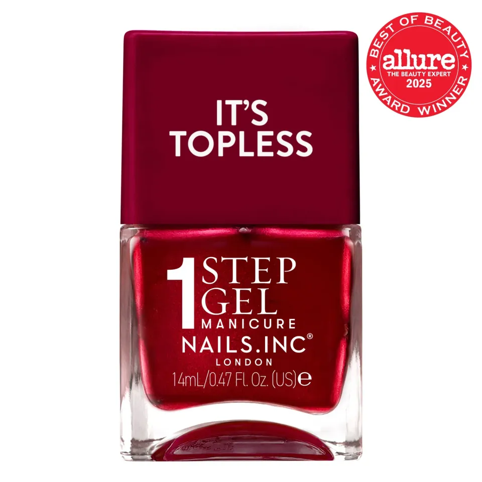 Nails Inc London It’s Topless Poppy neglelakk gel