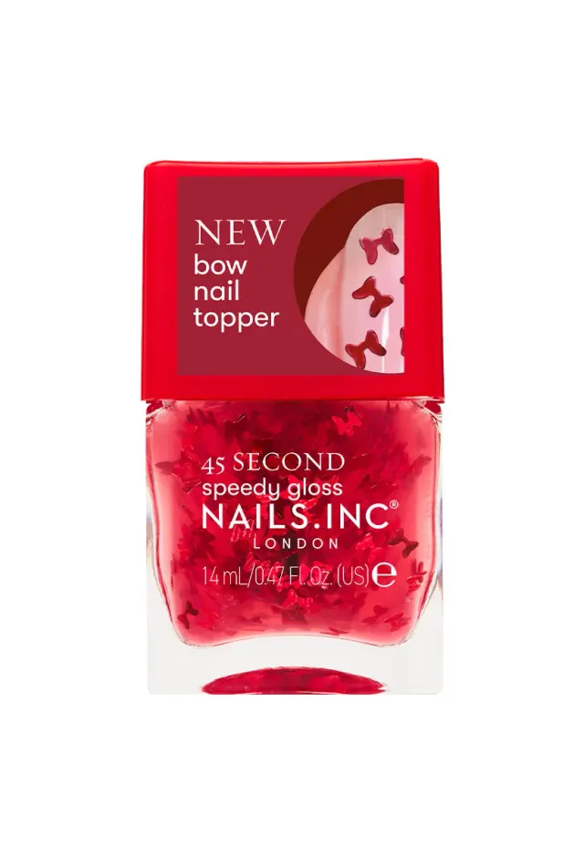 Nails Inc 45 Second Bow Nail Effect overlakk gloss