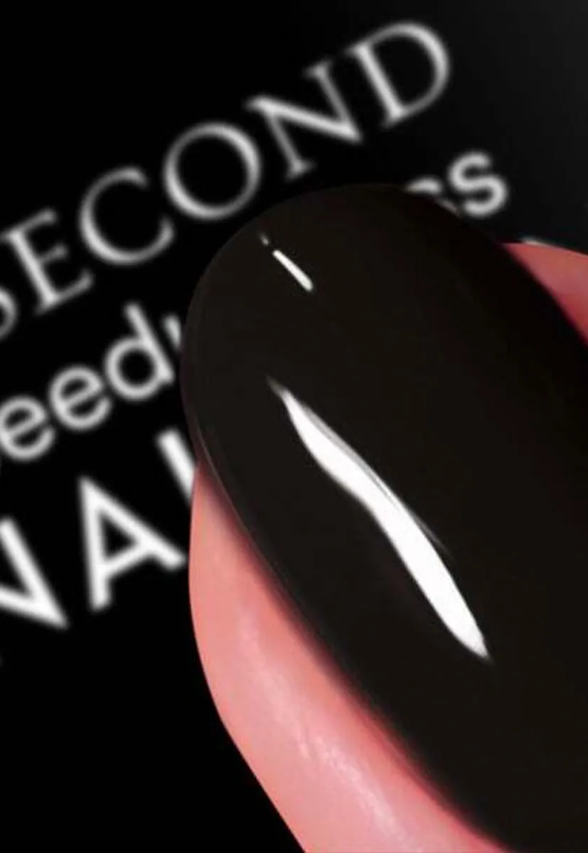Nails Inc 45 Second Cambridge Calls My Name neglelakk svart