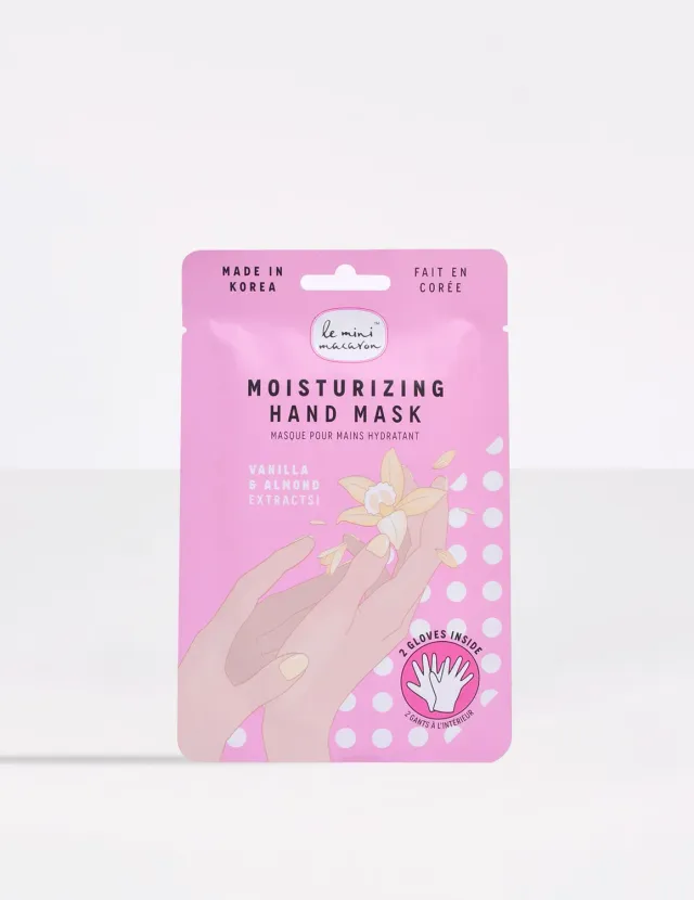Le Mini Macaron Vanilla Almond håndmaske 1 par fukt