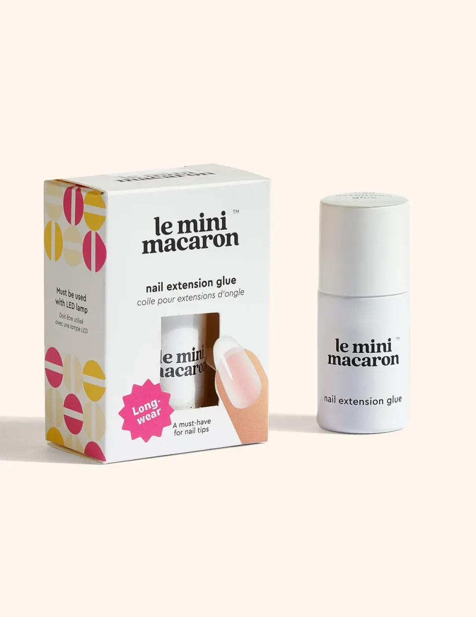 Le Mini Macaron Nail Extension Glue neglelim HEMA-fri