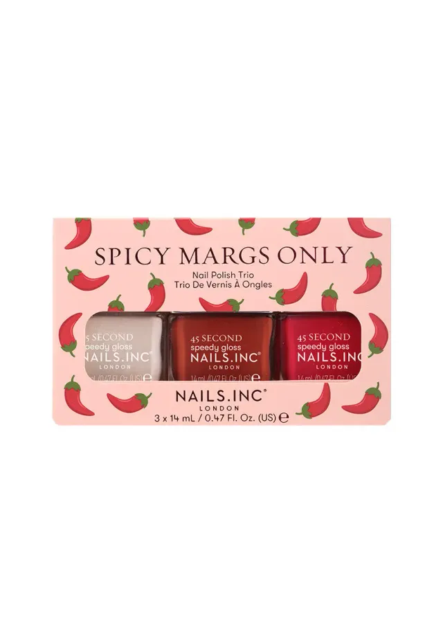 Nails Inc Spicy Margarita neglelakk duo kremet gave