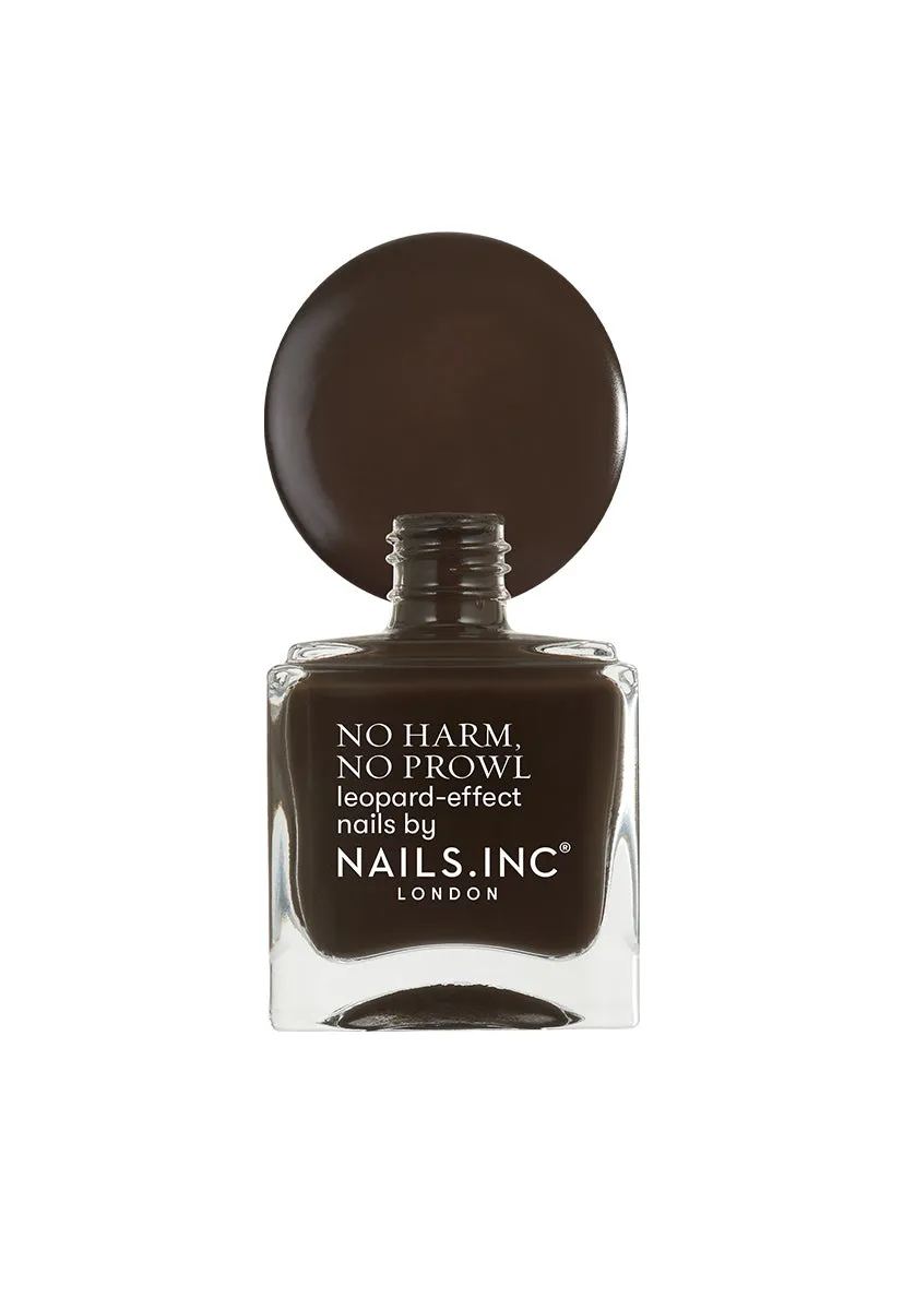 Nails Inc As Purr Leopard neglelakk duo matt brun