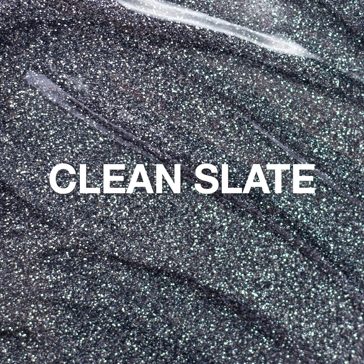 Light Elegance P+ Clean Slate gellakk 10 ml grå glitter