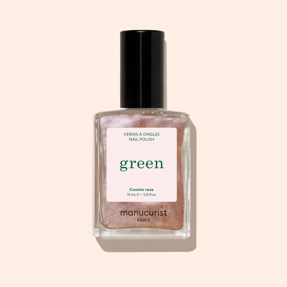 Manucurist Green Cosmic Rose neglelakk irisé champagne