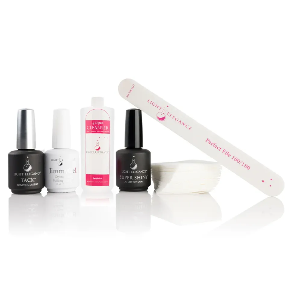 Light Elegance JimmyGel Trial Bundle buildergel 15 ml prøvesett