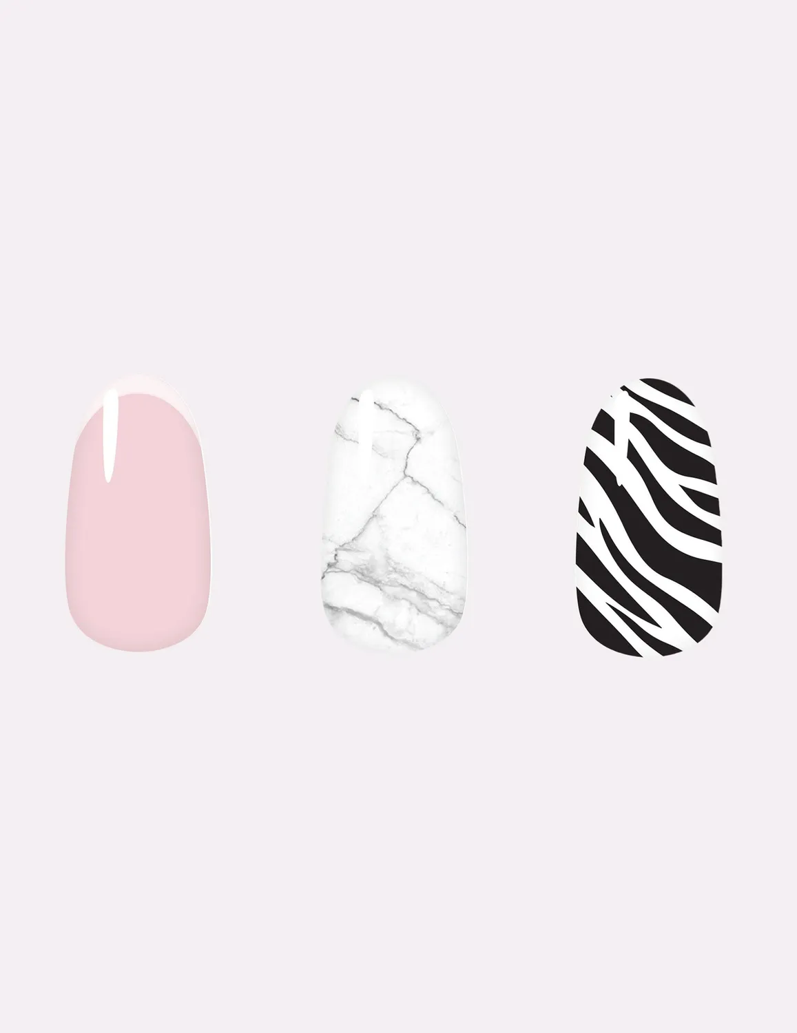 Le Mini Macaron Le Liner neglebørste striper