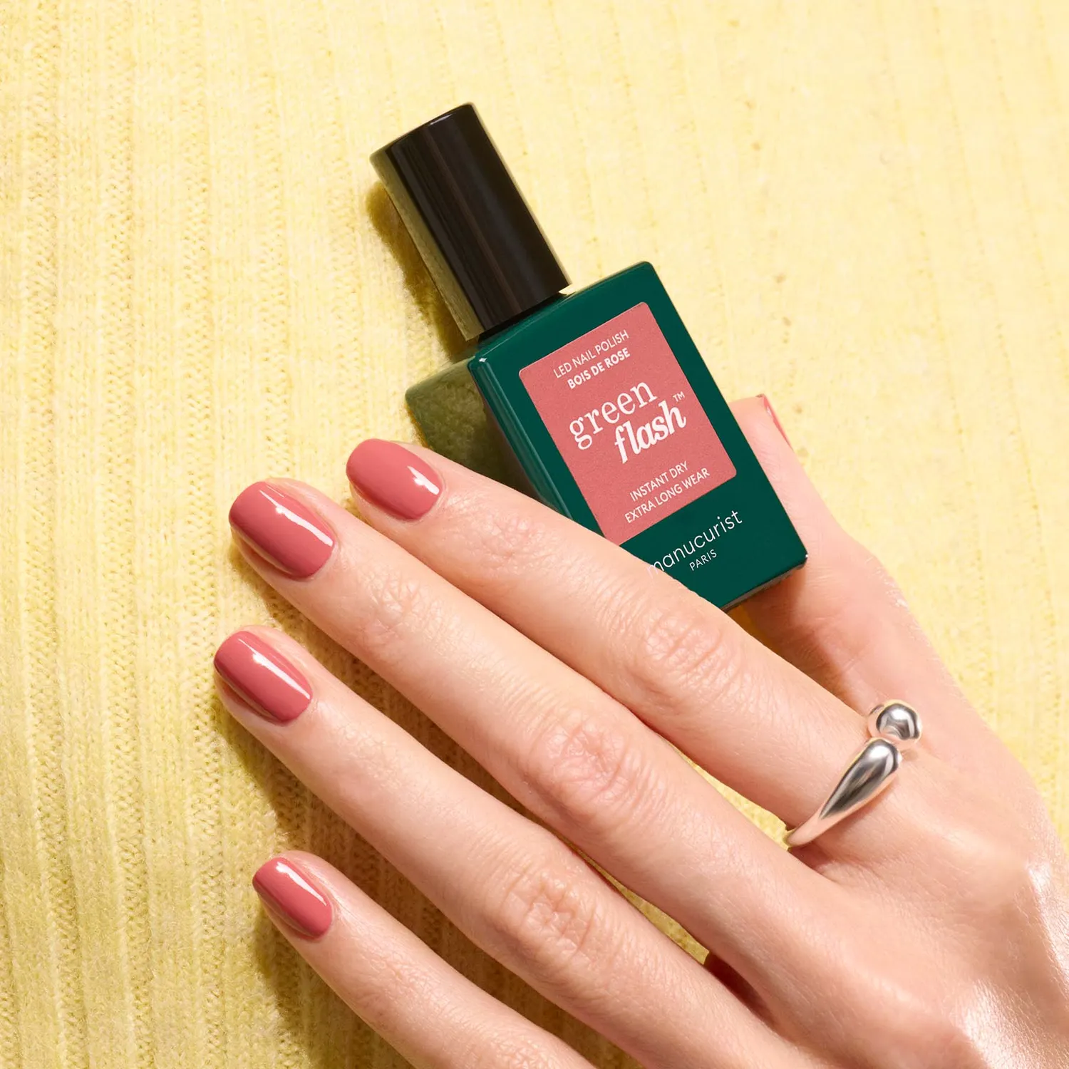 Manucurist Green Flash Bois de Rose gellakk dekkende