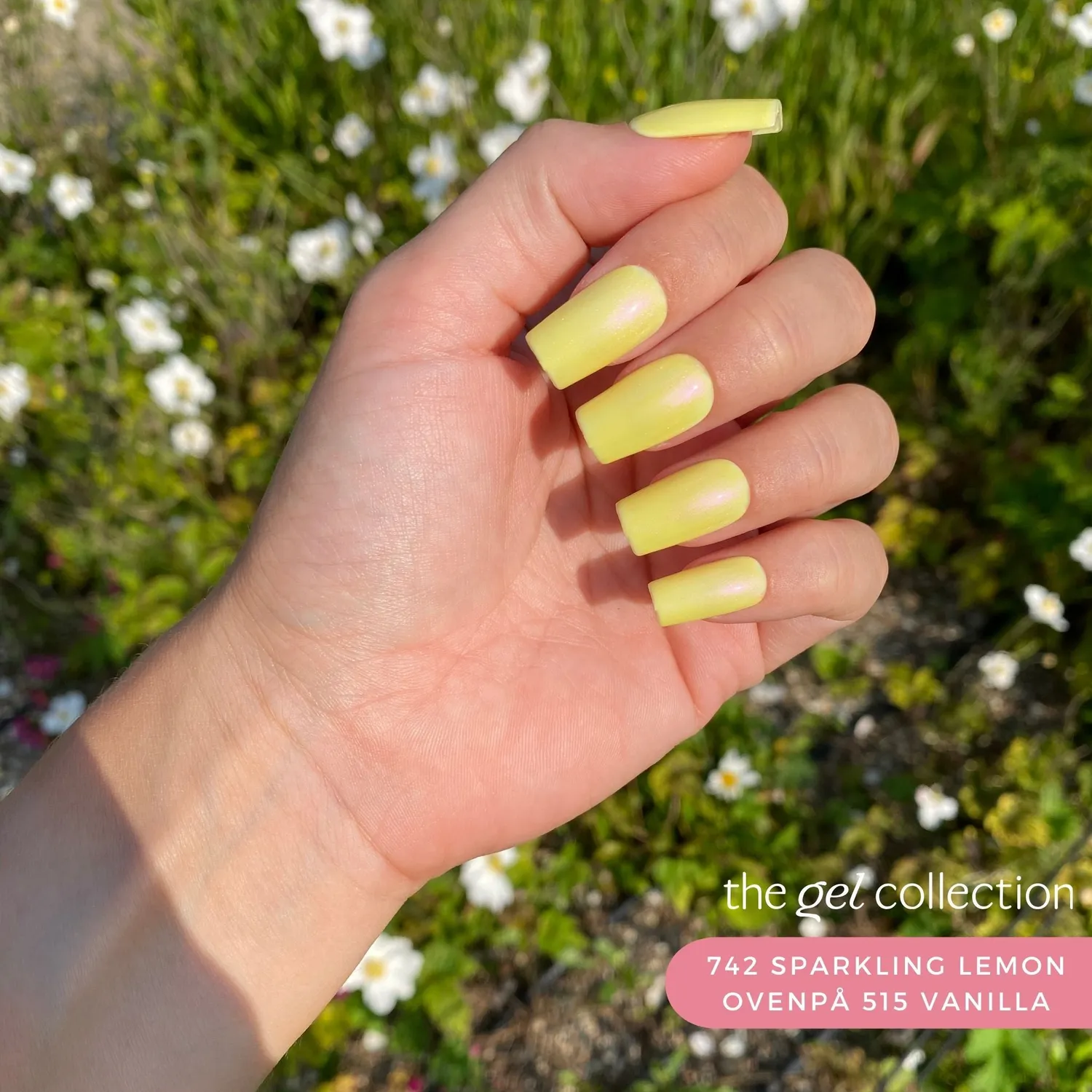 The Gel Collection Gel Polish 742 Sparkling Lemon gellakk 10 ml transparent