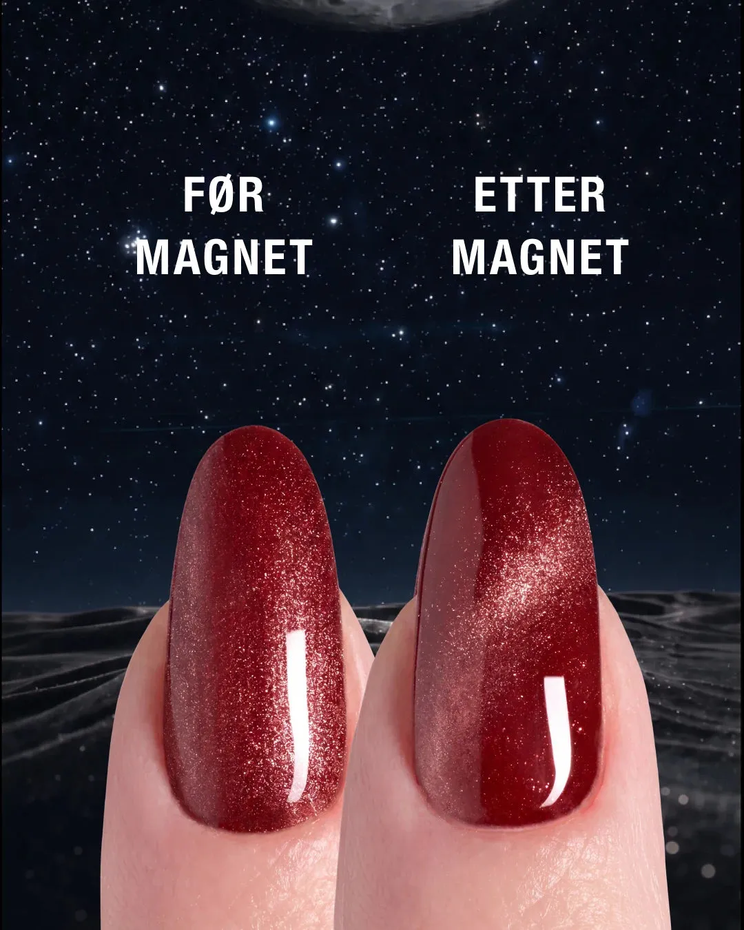 The Gel Collection 21FREE+ 269 Night Swim gel polish blå Cat Eye