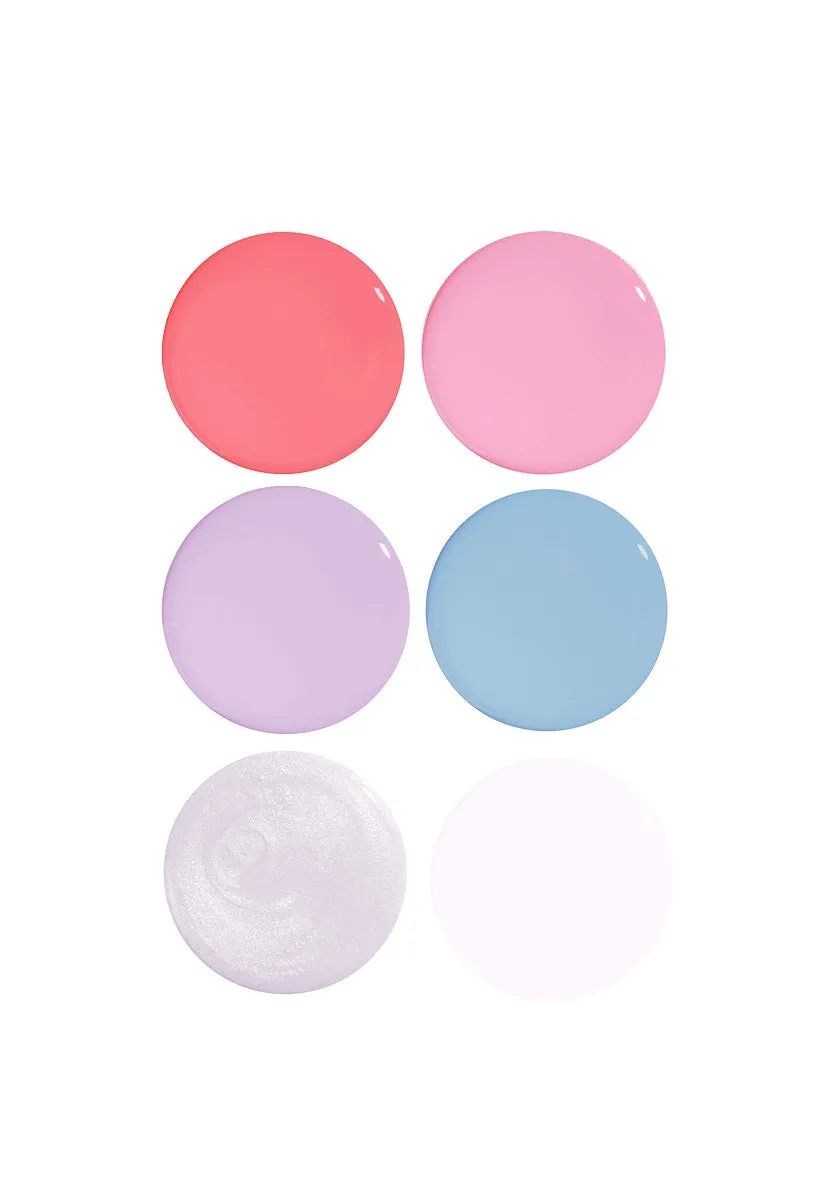 Nails Inc London Thirsty Nails neglelakk 6-pk krem