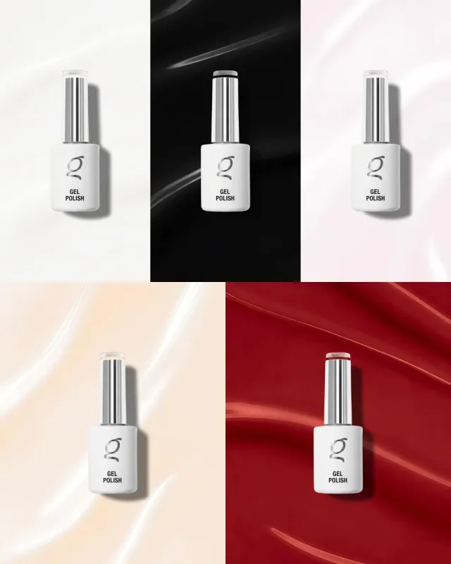 The Gel Collection The Classics gellakksett 5 farger hvit sort