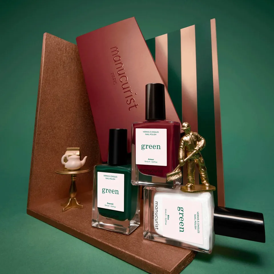 Manucurist Green Trio neglelakk 3 stk valgfri farge holdbar