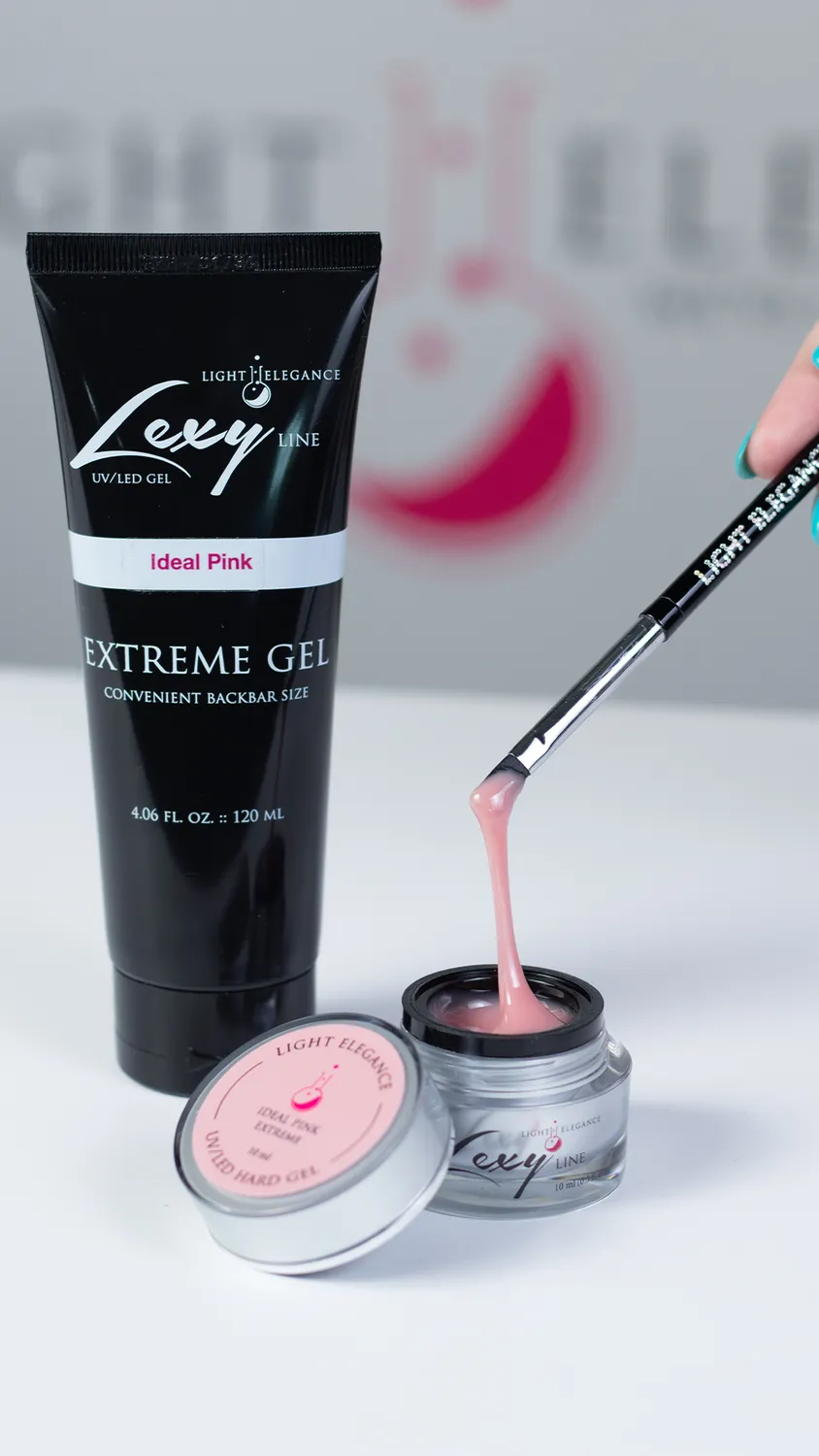 Light Elegance Lexy Line Ideal Pink Extreme hardgel 10+120 ml rosa