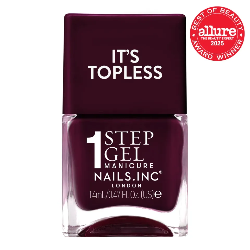 Nails Inc It’s Topless Anya neglelakk 1-step gel