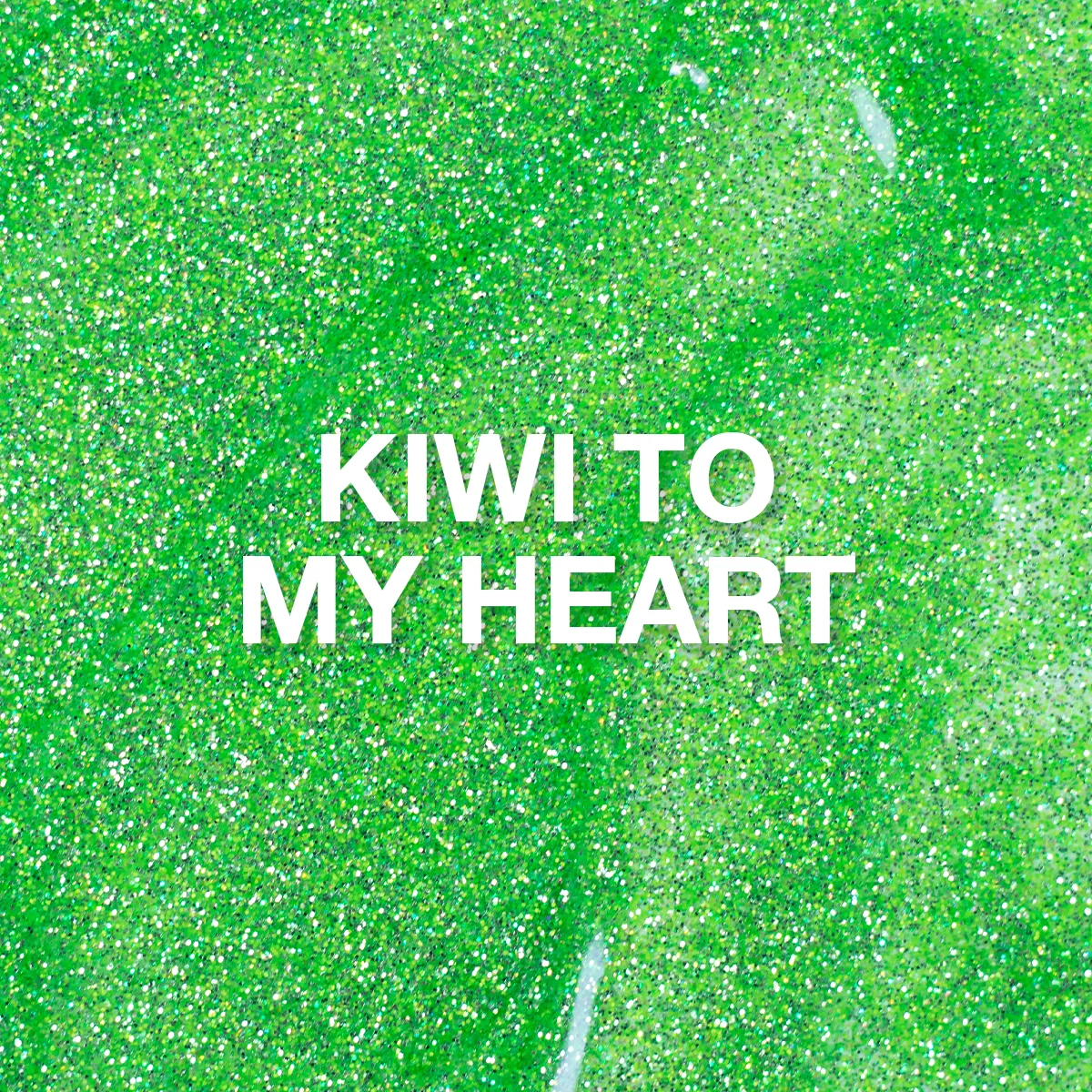 Light Elegance Kiwi to My Heart glittergel 10 ml limegrønn