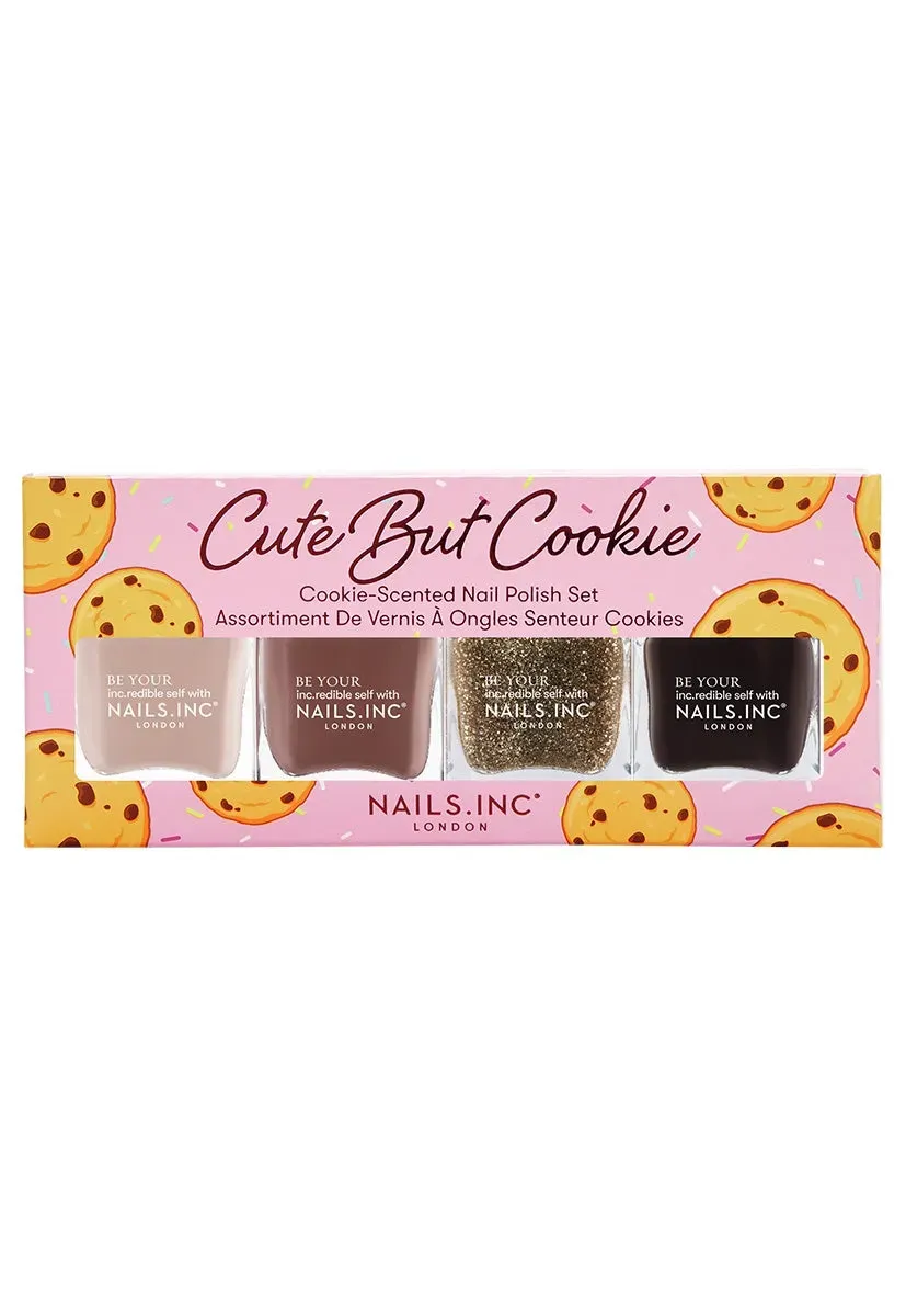 Nails Inc London Cute But Cookie neglelakksett 4-pk kjeksduft