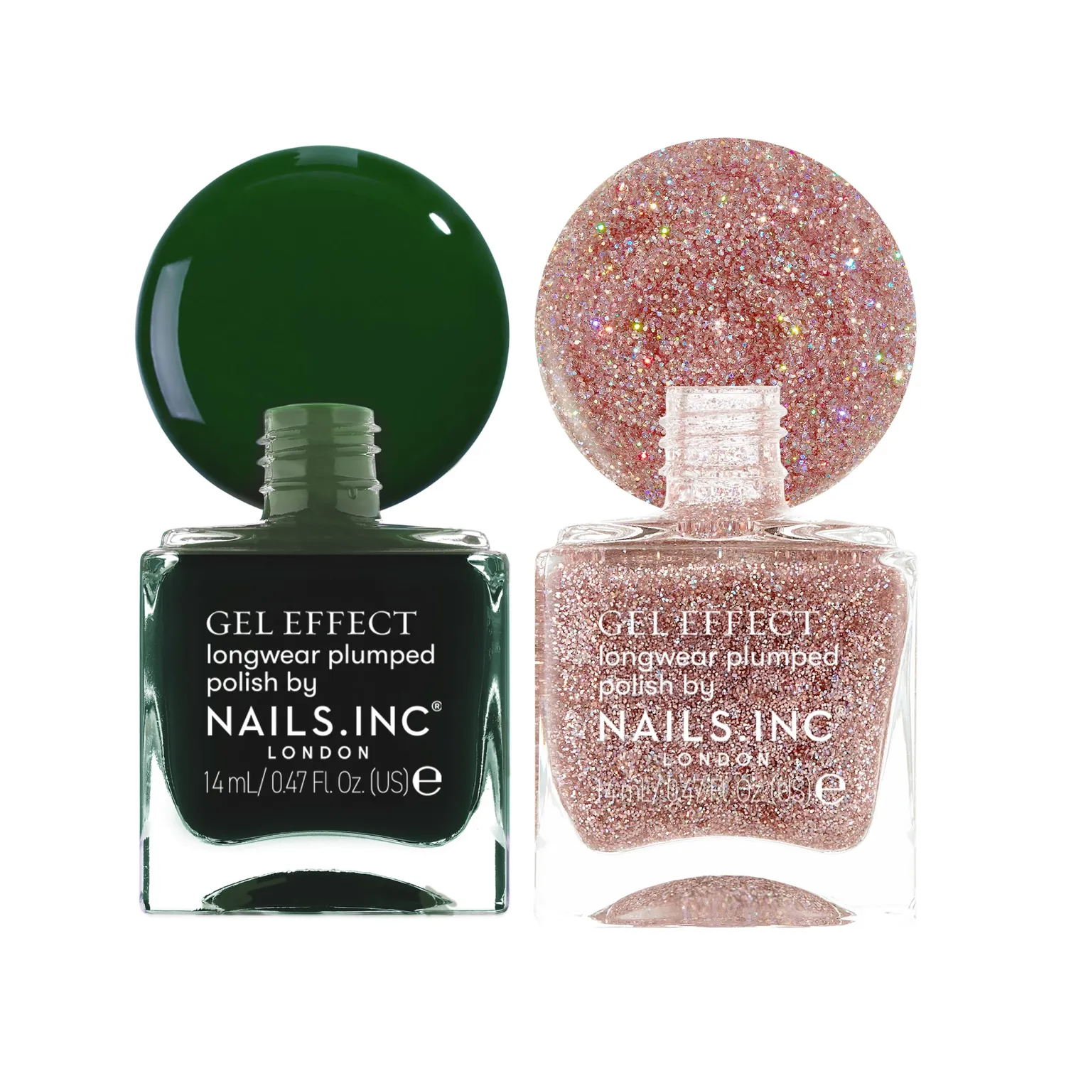 Nails Inc Martini Moment neglelakk duo 2-pakning krem
