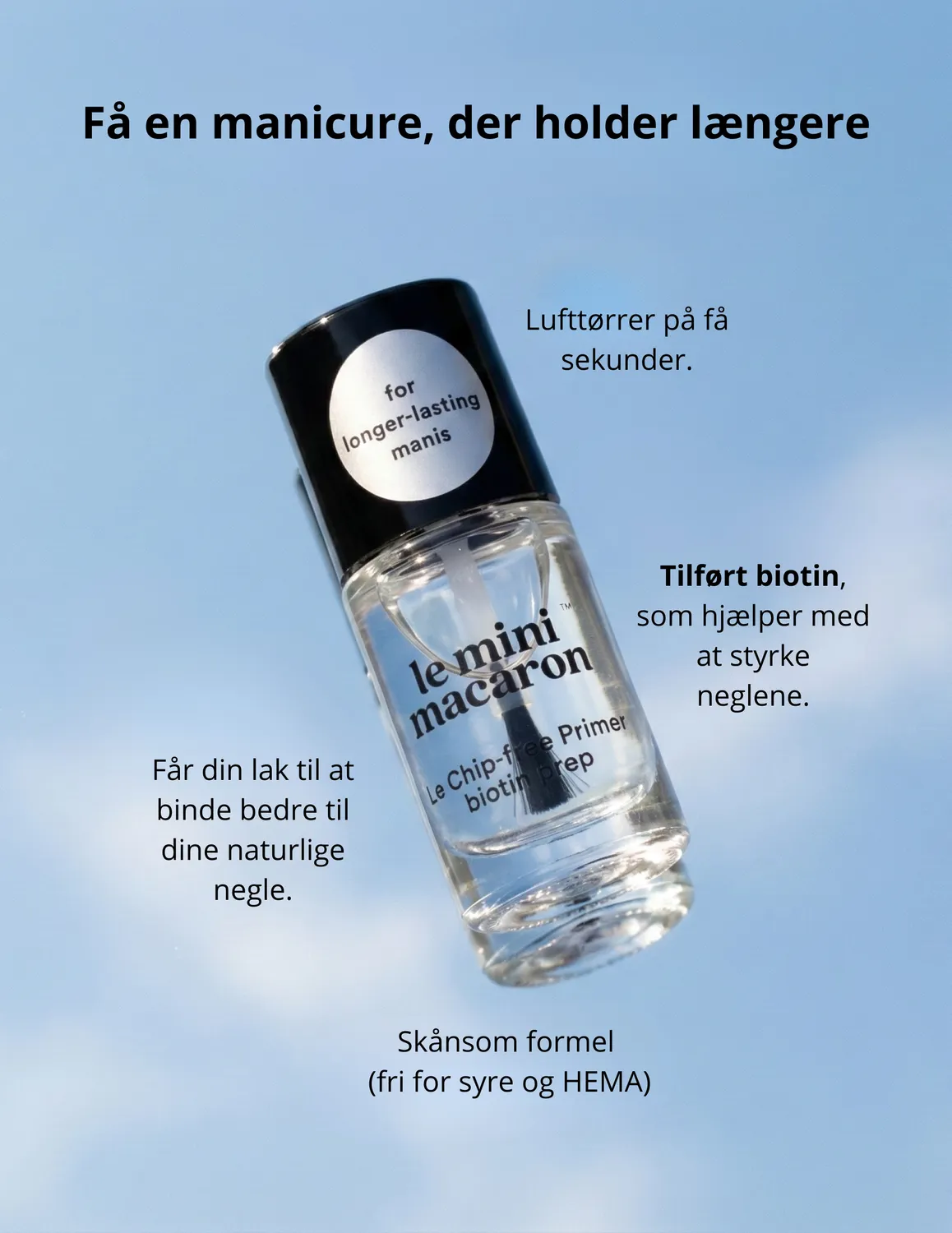 Le Mini Macaron Chip-Free negleprimer biotin fet negl