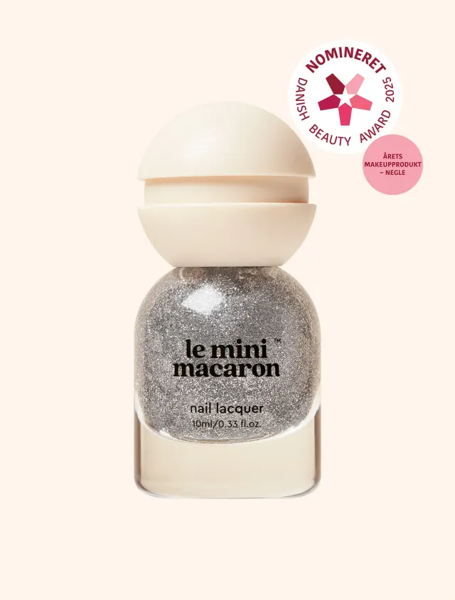 Le Mini Macaron Le Sweet neglelakk 10 ml sølvglitter
