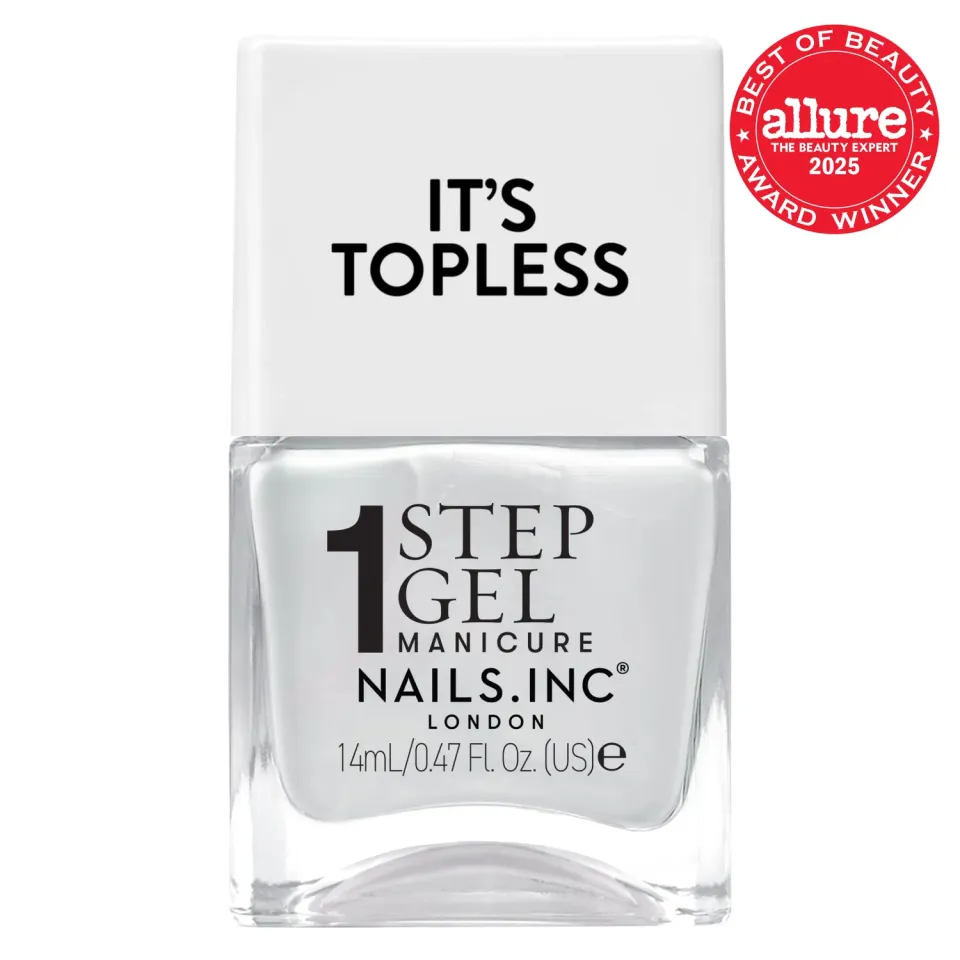 Nails Inc It's Topless Liv neglelakk fest gel-effekt