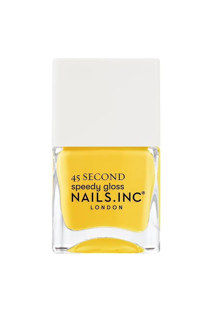 Nails Inc 45 Second Wishing On Waterloo neglelakk gul creme