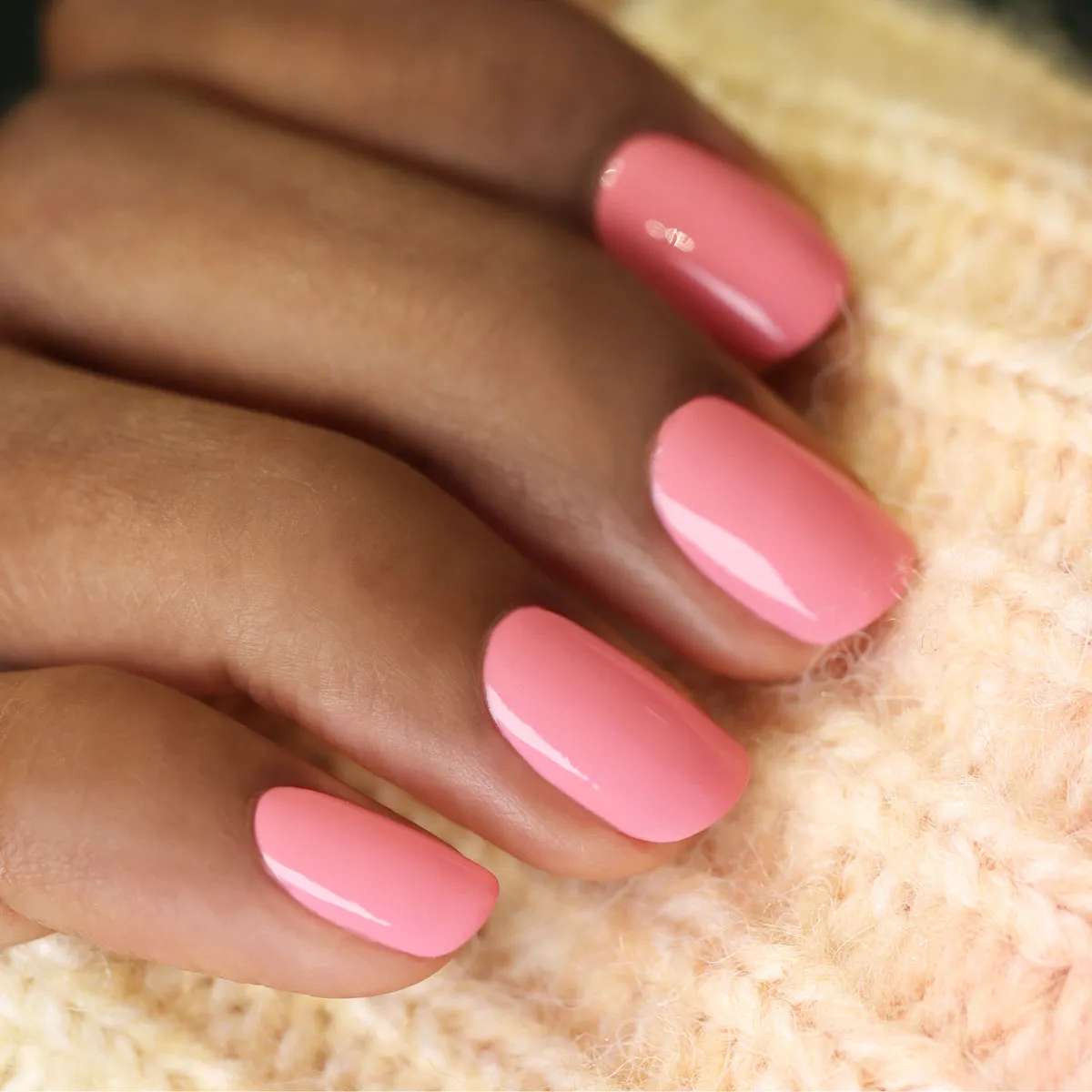 Manucurist Green Flash Pink Paradise neglelakk godterirosa