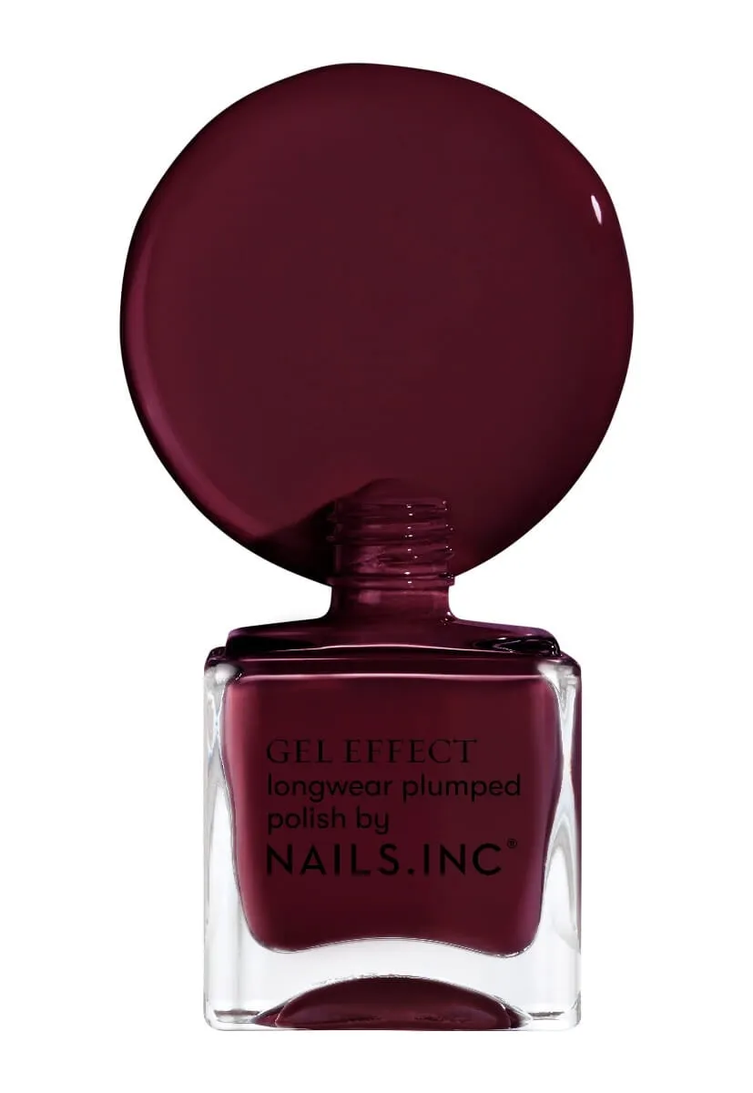 Nails Inc Kensington High Street neglelakk rød gel-effekt