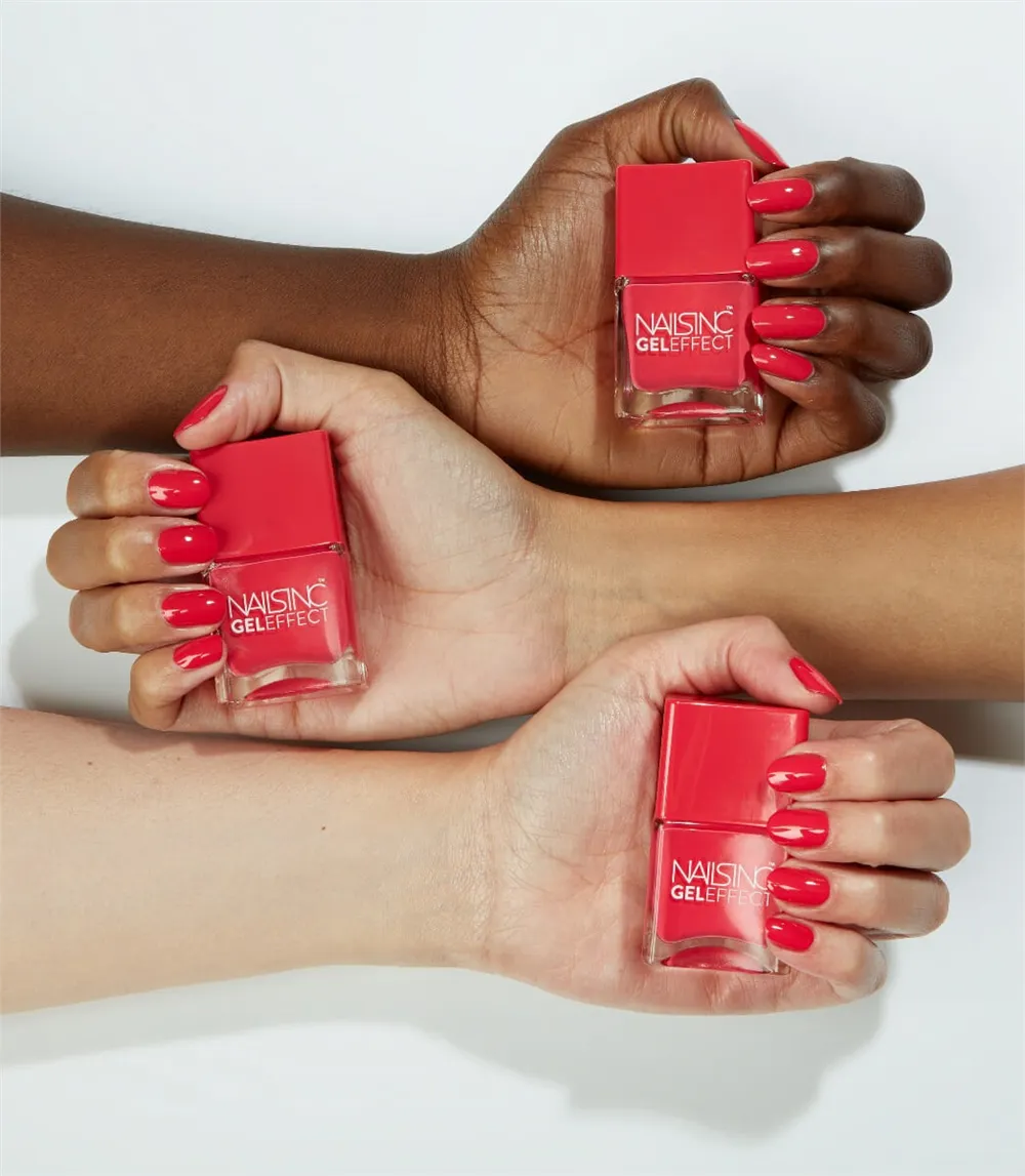 Nails Inc Gel Effect Covent Garden Place neglelakk rosa