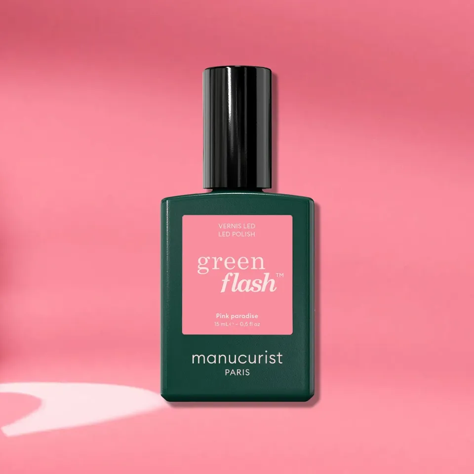 Manucurist Green Flash Pink Paradise neglelakk godterirosa