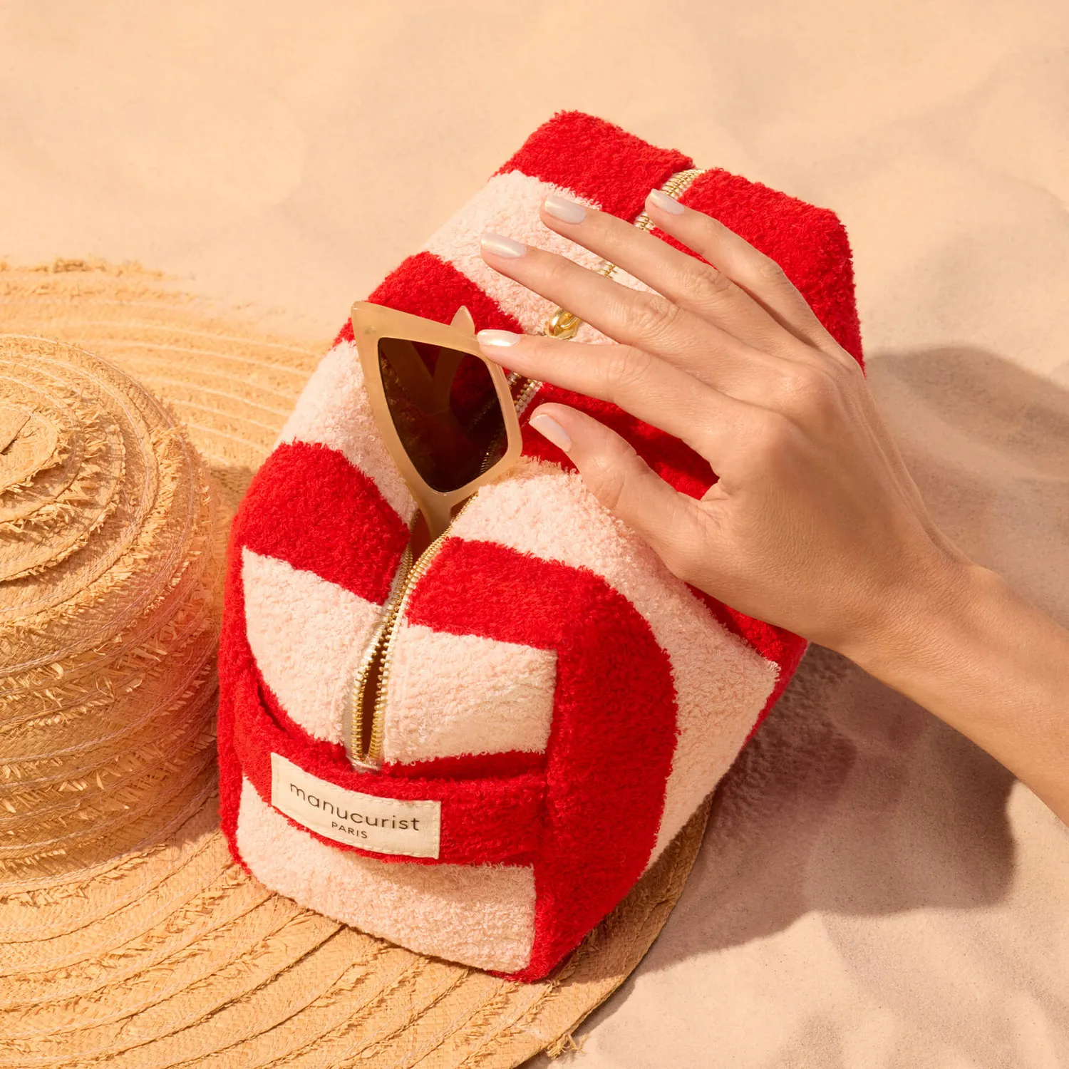 Manucurist Solar Therapy toalettmappe Striped Terry stripet