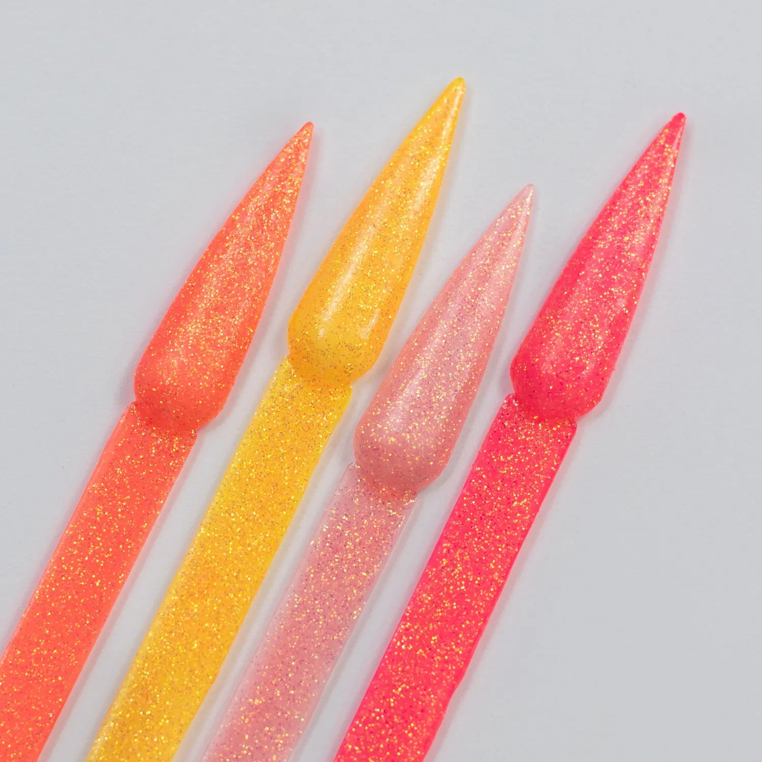 Light Elegance Orange Crush glittergele 10 ml oransje