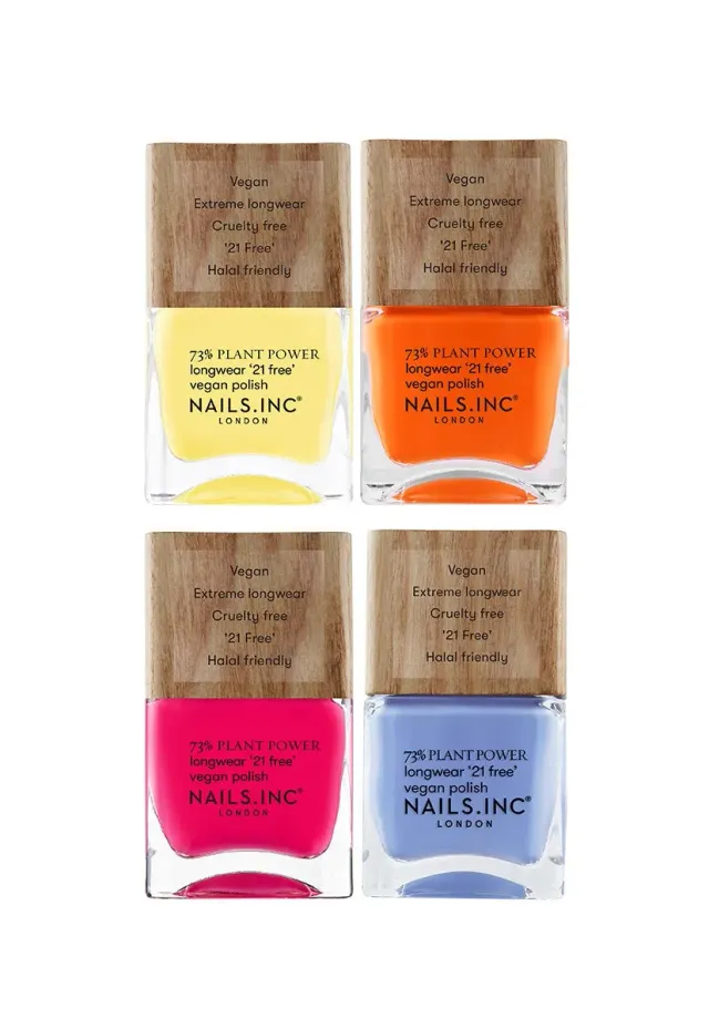 Nails Inc London Plant Power Sweet Like Spring neglelakksett 4-pk